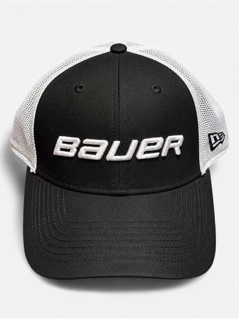 Bauer New Era 39THIRTY Black & White Performance Cap